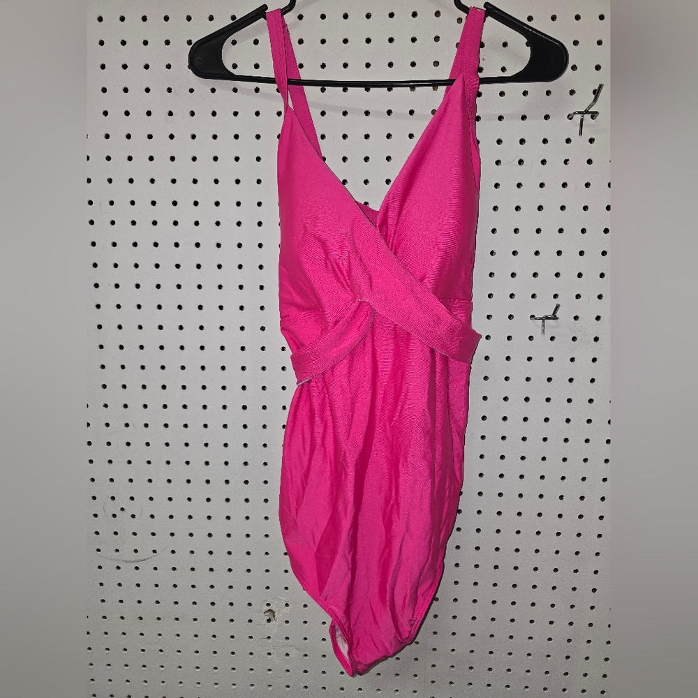 Pink Women's One Piece Swimsuit